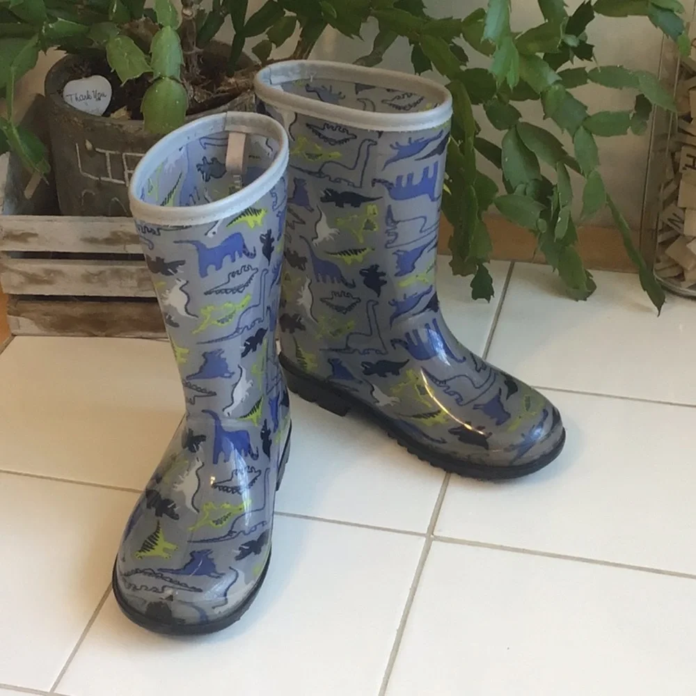 ‘Carter’s’ Little Dinosaurs Rain Boots (#5)